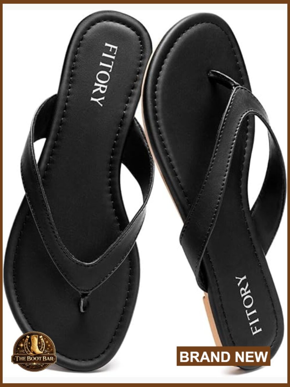 Women's Casual Flip Flops, Comfortable Thong Walking Slide, Summer Beach Flat
